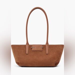 Rag & Bone Suede Realm Satchel Golden Brown NWT
